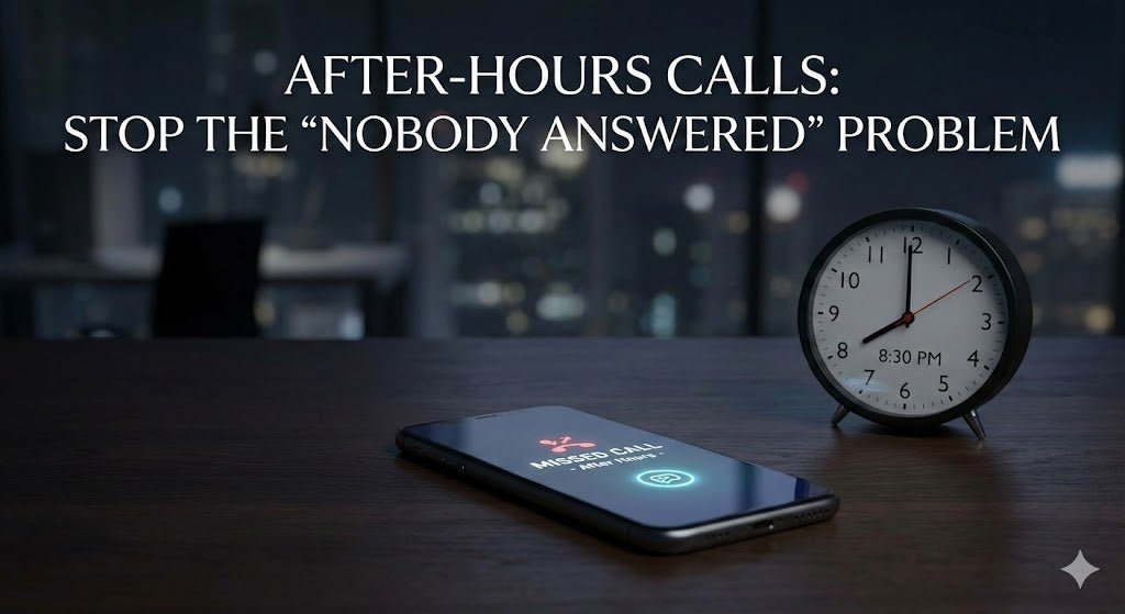 After-Hours Calls: Stop the “Nobody Answered” Problem - ONSCREEN, Inc.