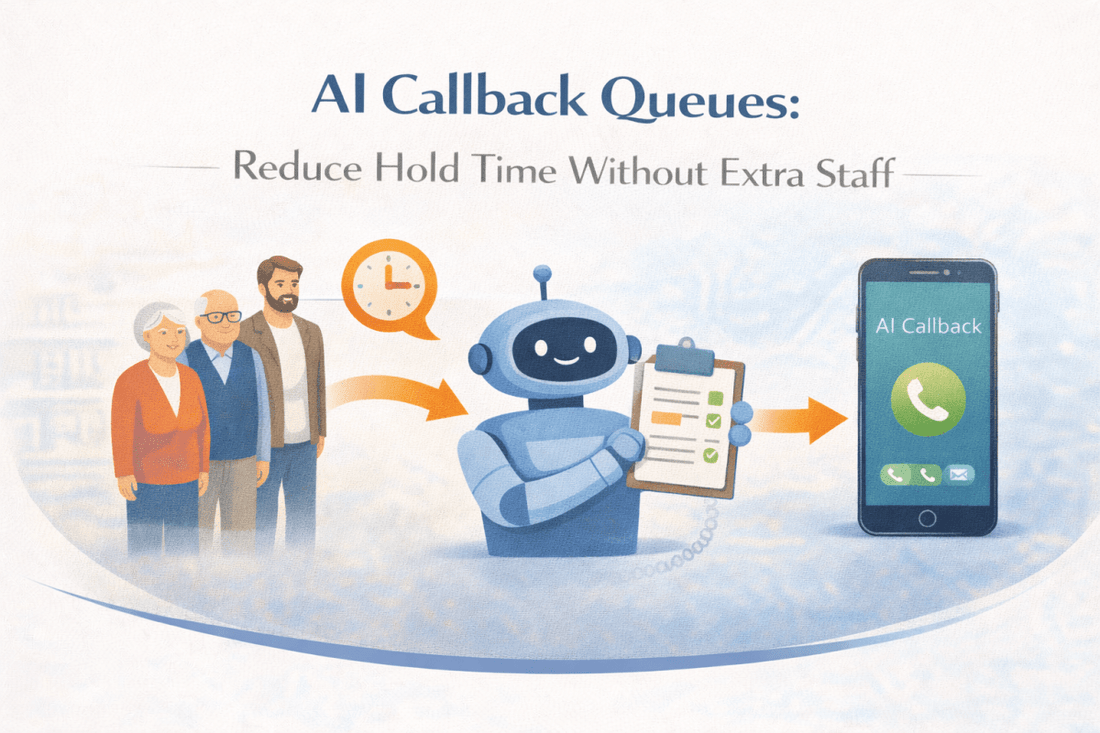 AI Callback Queues: Reduce Hold Time Without Extra Staff - ONSCREEN, Inc.
