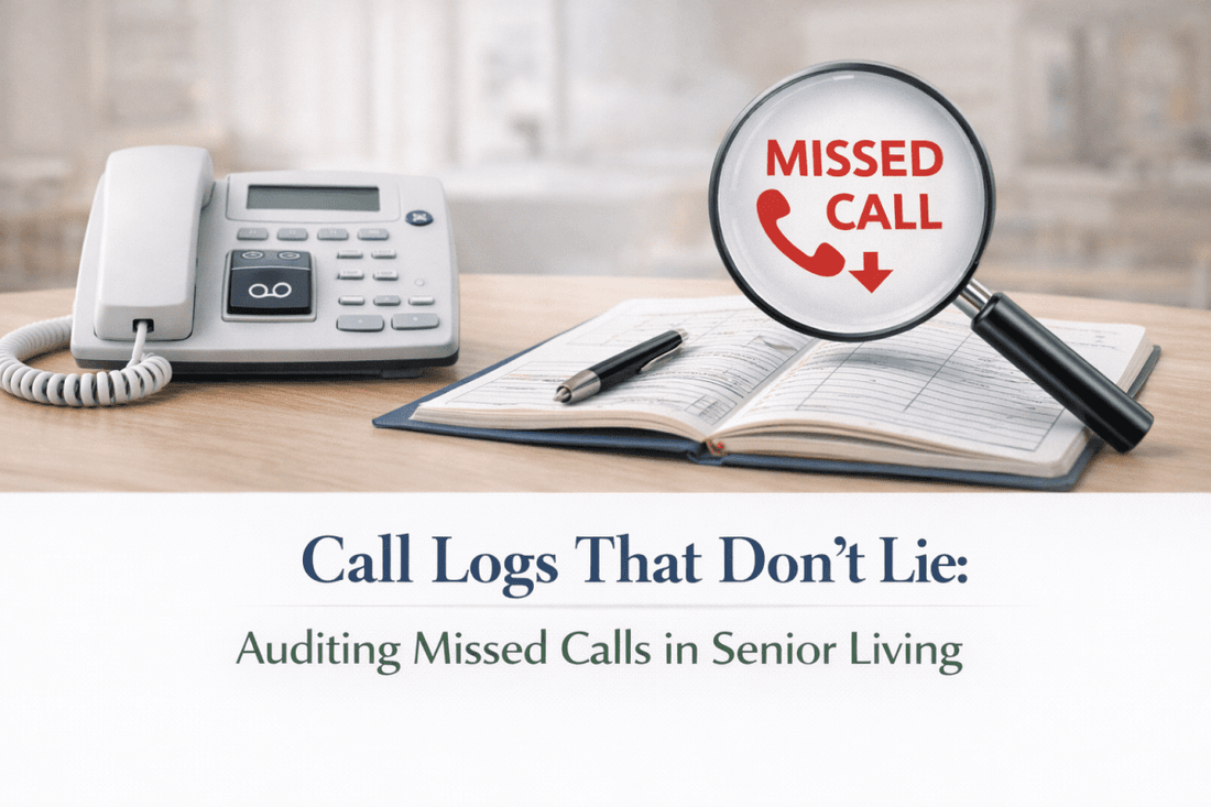 Call Logs That Don’t Lie: Auditing Missed Calls in Senior Living - ONSCREEN, Inc.
