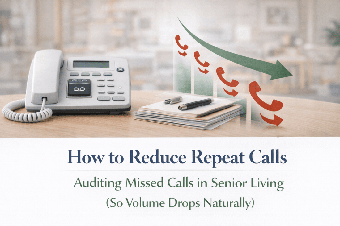 How to Reduce Repeat Calls in Senior Living (So Volume Drops Naturally) - ONSCREEN, Inc.