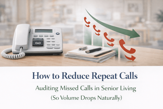 How to Reduce Repeat Calls in Senior Living (So Volume Drops Naturally) - ONSCREEN, Inc.