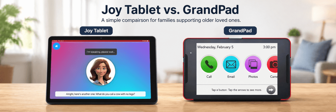 Joy Tablet vs. GrandPad: 2026 Comparison - ONSCREEN, Inc.