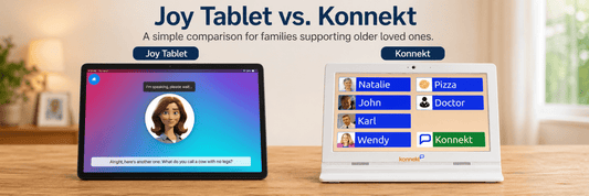 Joy Tablet vs. Konnekt Videophone: 2026 Comparison - ONSCREEN, Inc.
