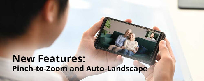 New ONSCREEN Features: Pinch-to-Zoom and Auto-Landscape Mode