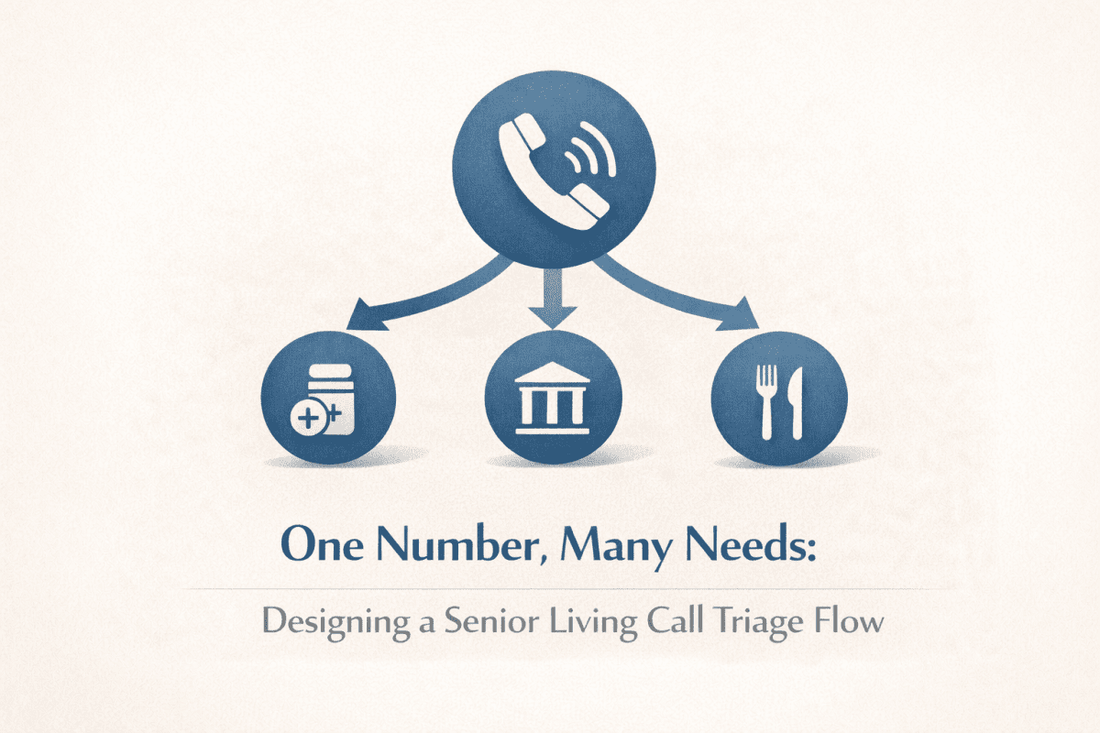 One Number, Many Needs: Designing a Senior Living Call Triage Flow - ONSCREEN, Inc.