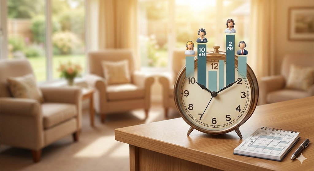 Peak Call Times in Senior Living (and How to Staff Them) - ONSCREEN, Inc.