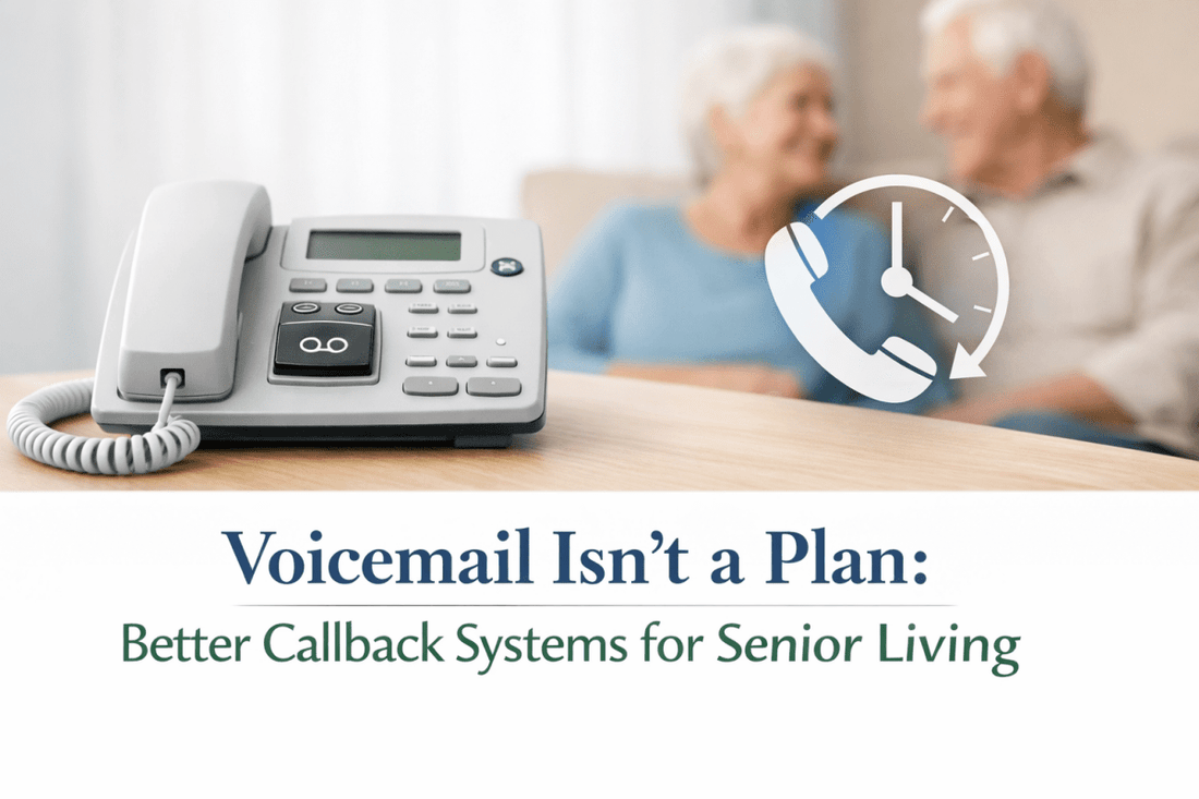 Voicemail Isn’t a Plan: Better Callback Systems for Senior Living - ONSCREEN, Inc.